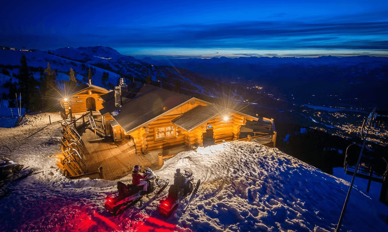 Crystal Hut Snowmobile Fondue Experience