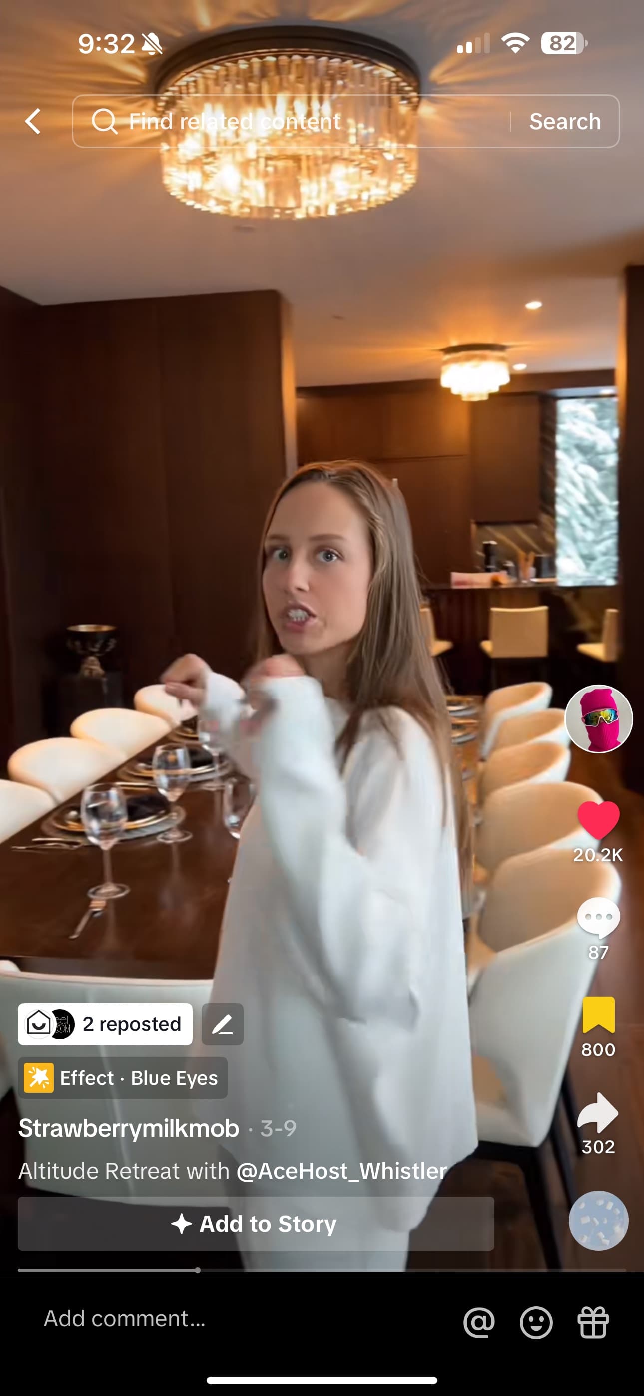 Strawberry Milkmob in Whistler