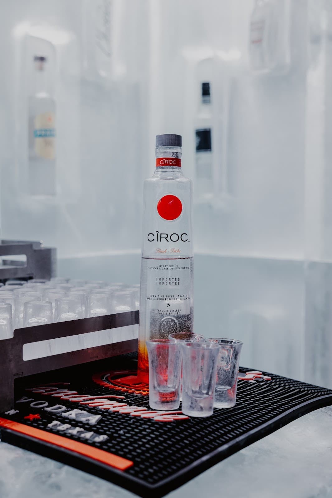 Bearfoot Bistro vodka ice room experience