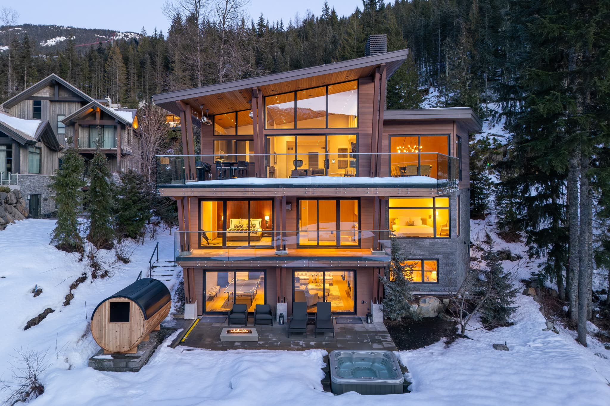 Mountaintop living and mountain views