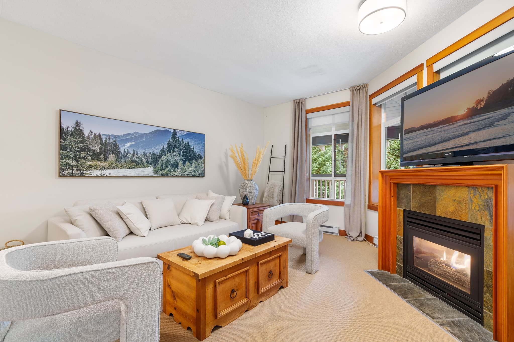Rare 3-bedroom Whistler Village interior 5