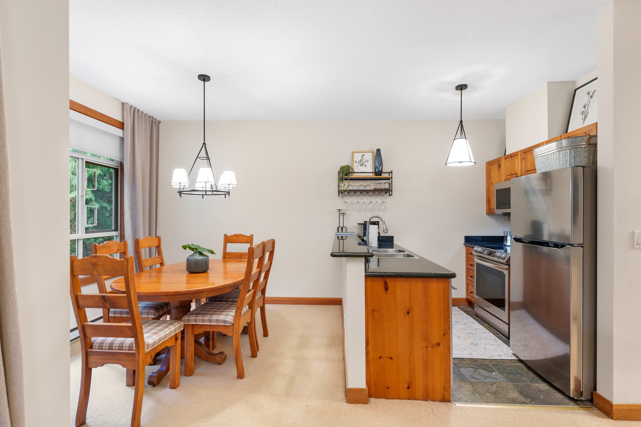 Rare 3-bedroom Whistler Village interior 9