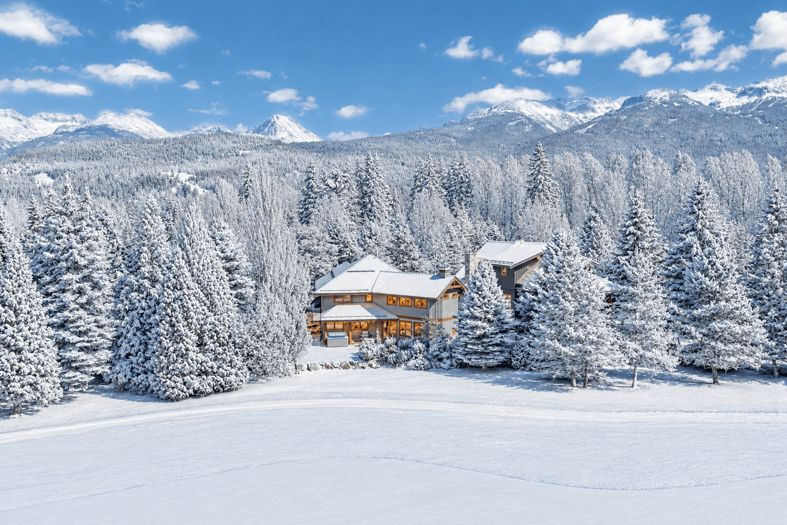 Golf Course Views | Luxury 4-bed Whistler Village - Luxury Whistler vacation rental with 4 bedrooms, accommodating up to 8 guests