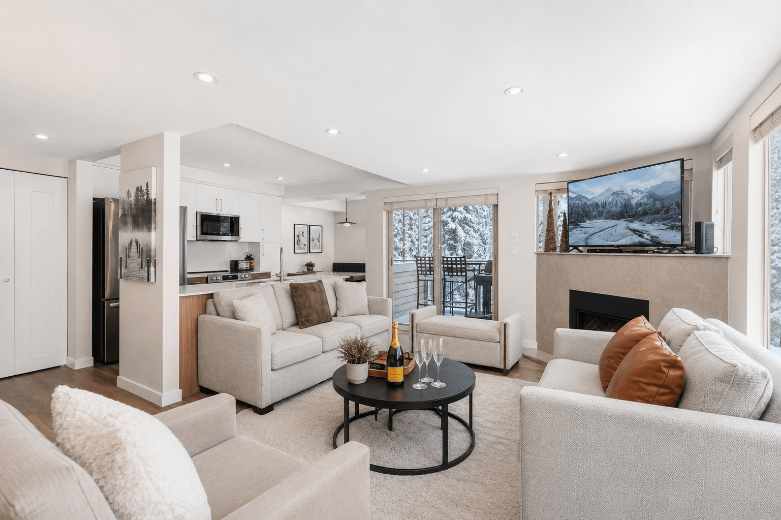 Whistler Village - Private Hot Tub - Walk to Hill - Luxury Whistler vacation rental with 3 bedrooms, accommodating up to 8 guests